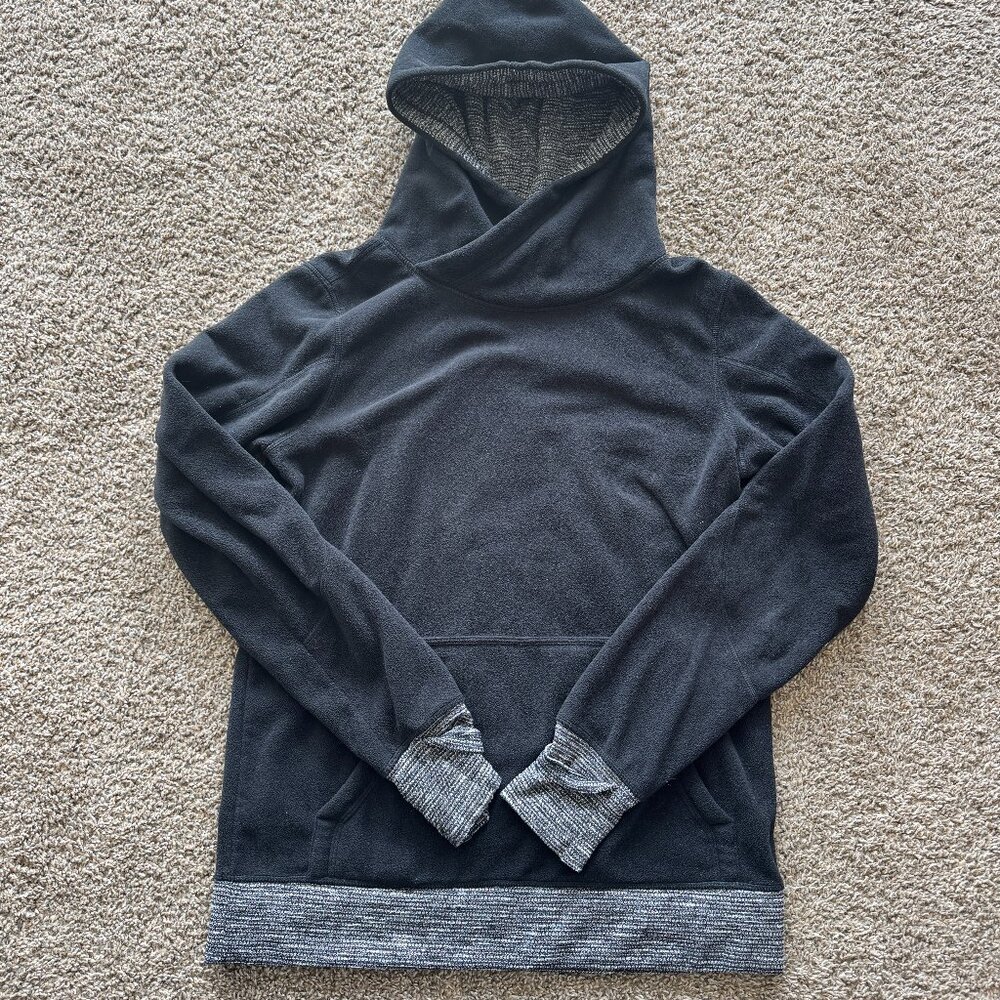 Lululemon Runaway Fleece Hoodie Gray/Black Size 8